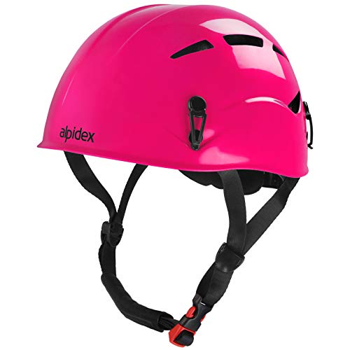 ALPIDEX Casco de Escalada para Niño Casco ferrata en Muchos Colores