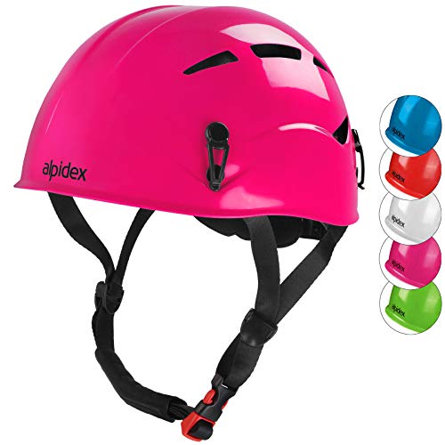 ALPIDEX Casco de Escalada para Niño Casco ferrata en Muchos Colores