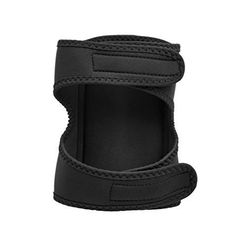 AmazonCommercial - Rodilleras para uso sobre/bajo la ropa, 21,6 cm, 3 pares, color negro