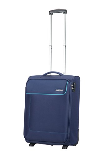 American Tourister - Funshine - Upright Equipaje de mano 55 cm, 39 L, Azul (Orion Blue)