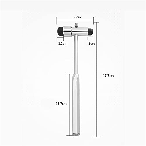 ANYURAN Hammer Percusser, telescopio Interceptor Babinski con Cepillo táctil para diagnóstico de reacción epidérmica, Examen neurológico con Martillo para Examen del Sistema nervioso