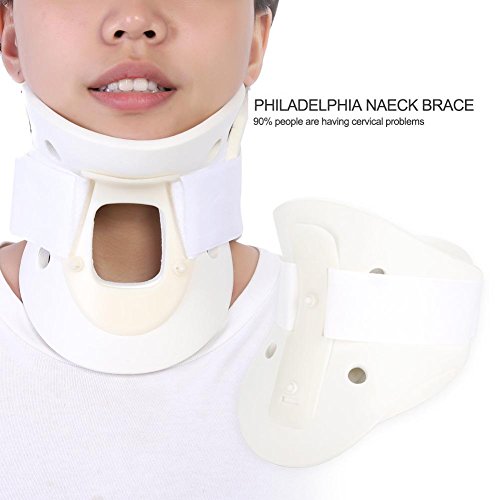 Aparato Para el Cuello Dispositivo de Tracción Cervical Para el Cuello Soporte Para el Cuello Ajustable Y Transpirable Alivio Del Dolor de Cuello Órtesis Aparatos Ortopédicos (M)