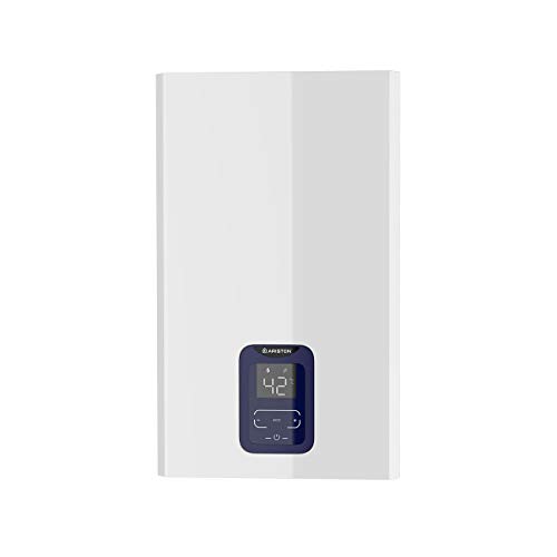 Ariston calentador a gas estanco NEXT EVO X BLU SFT 16 GAS NATURAL EU. Fabricado para ser instalado en España, Blanco