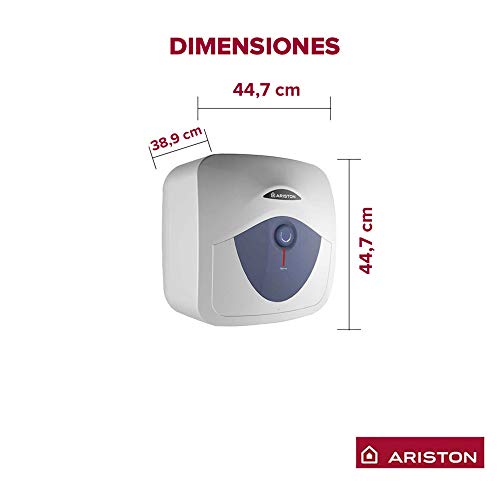 Ariston Termo eléctrico BLU EVO RS 30 ES EU, 30 litros, 230 V, 1500 W, Fabricado para ser instalado en España