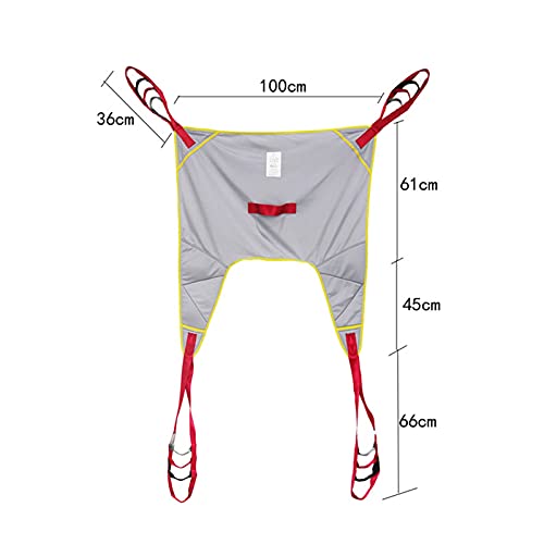 Arnés Elevación Paciente Cuerpo Comple, eslinga de malla compatible completa, elevador de pacientes para inodoro, elevador de pacientes médico, para personas con discapacidad, bariátrico, cuidador