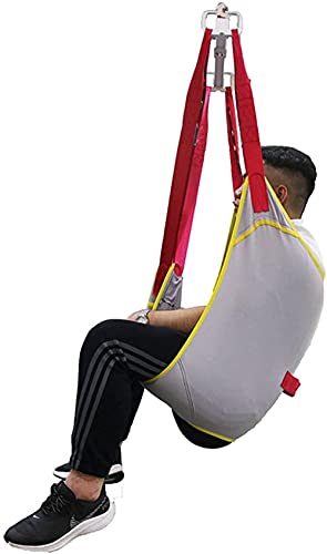 Arnés Levantamiento Cuerpo Cuerpo Complete Sling Malla Compatible Ascensor de Paciente Completo para Ascensor de Paciente para Personas con discapacidades Cuidador bariátrico