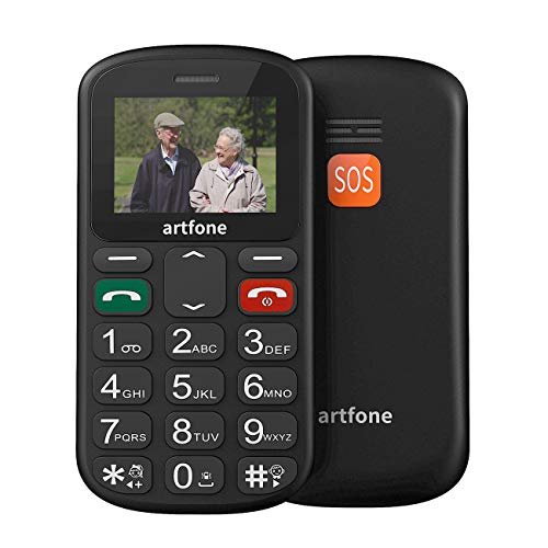 artfone Teléfonos Móviles para Gente Mayor con Teclas Grandes Móviles para Ancianos con Botón SOS