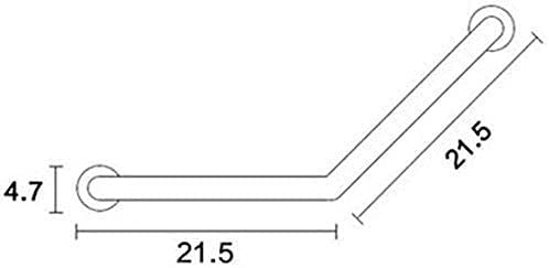 AWJ s para baño, manijas para bañera, pasamanos, Ducha, rampa para Inodoro, manija Antideslizante, apoyabrazos con Acceso al Carrito, jabón, Cobre para Personas Mayores, Altavoz, discapacidades,