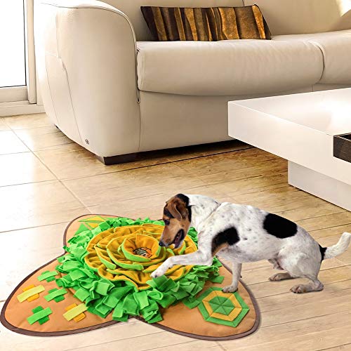 AWOOF Alfombra Olfativa Perros Grandes, Juguetes para Perros Snuffle Mat para Perros Mantas Olfativas para Perros, Alfombra Olfato Perro Mascotas Perros Tapete