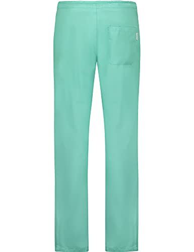 B-well Batista Unisex Pantalón Sanitario Mujer Pantalones Sanitarios Mujer Uniformes Sanitarios Mujer Hombre Cintura elástica, Verde Claro, L