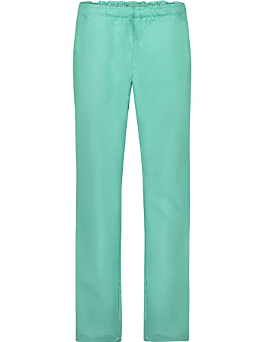 B-well Batista Unisex Pantalón Sanitario Mujer Pantalones Sanitarios Mujer Uniformes Sanitarios Mujer Hombre Cintura elástica, Verde Claro, L