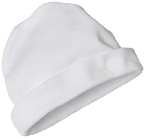 BABIDU Gorro Nacimiento gorrito, Blanco, 0 Meses Bebe-Unisex