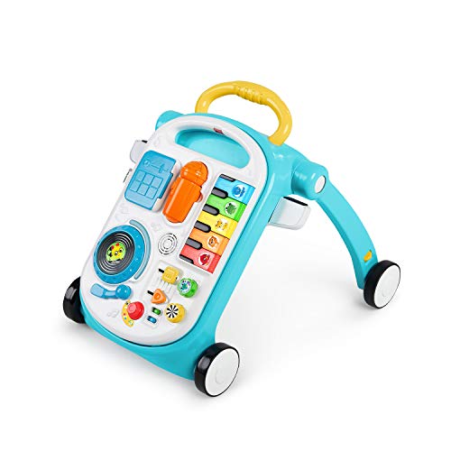 Baby Einstein, Andador y Mesa de actividades Musical Mix ‘N Roll 4 en 1, desarrollo de habilidades motoras y musicales