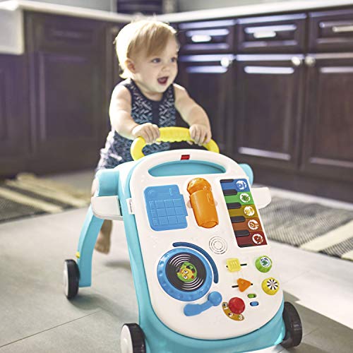 Baby Einstein, Andador y Mesa de actividades Musical Mix ‘N Roll 4 en 1, desarrollo de habilidades motoras y musicales