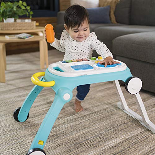 Baby Einstein, Andador y Mesa de actividades Musical Mix ‘N Roll 4 en 1, desarrollo de habilidades motoras y musicales