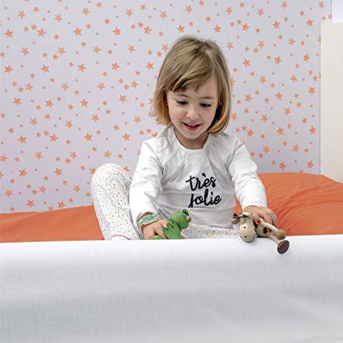 BANBALOO- Barrera de Seguridad hinchable para cama infantil, Protector Anticaídas para niños,Barandilla inflable transportable de viaje para camas de matrimonio, abatibles 90, 150, 180cm y Montessori.