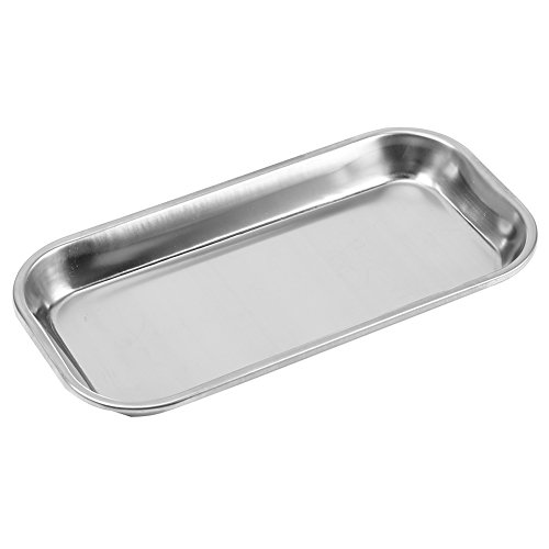 Bandeja médica Rectangular Sanitaria fácil de Limpiar, Bandeja de Instrumentos, para quirófano de Hospital