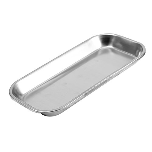 Bandeja médica Rectangular Sanitaria fácil de Limpiar, Bandeja de Instrumentos, para quirófano de Hospital