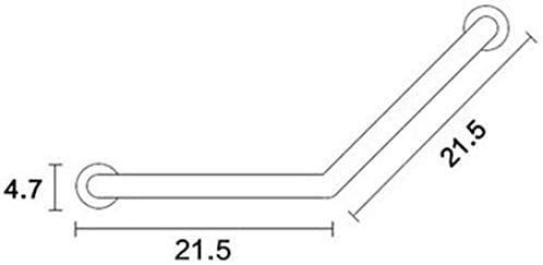 Barras de Agarre de Soporte Discapacitados en Baño Manijas de bañera Handrail Ducha Rampa de inodoro Rampa antideslizante Reposabrazos con acceso al carrito Jabón, Cobre para personas mayores Discapac