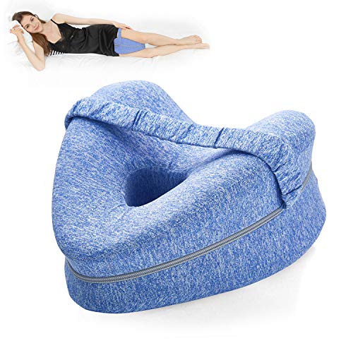 BEAUTRIP Cojín para piernas | Almohadas ergonómicas para Dormir Laterales | Almohada viscoelástica de Apoyo para Las Rodillas para Personas Que Duermen de Lado