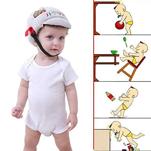 Bebé anti-caída tapa de protección de la cabeza del niño del sombrero de anticolisión casquillo de la cabeza el casco de seguridad para niños sombrero resistente a los golpes