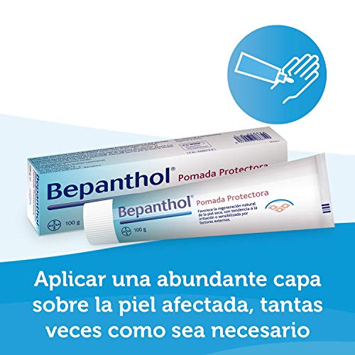 BEPANTHOL Pomada Protectora Hidratante, Protege y Regenera la Piel Seca, Irritada o Sensibilizada por Factores Externos, 30 g