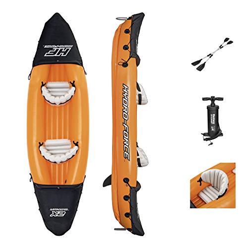 BESTWAY - Kayak Hinchable Hydro-Force Lite-Rapid 321 x 88 x 42 cm 2 Personas con Remos