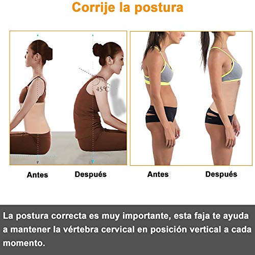 Bingrong Fitness Faja Cintura Entrenador con Cremallera Faja Corset Fajas Reductoras Adelgazantes Mujer Fajas Deporte Mallas Neopreno Waist Trainer Faja Lumbar (Beige, Medium)