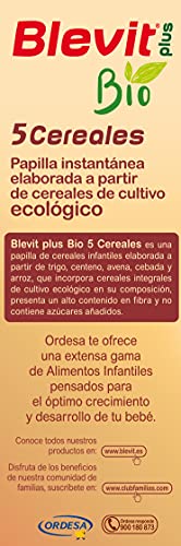 Blevit Plus Papilla 5 Cereales, 250g (Bio)