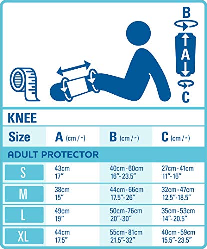 Bloccs Protector de Rodilla Impermeable para Adulto, (L)