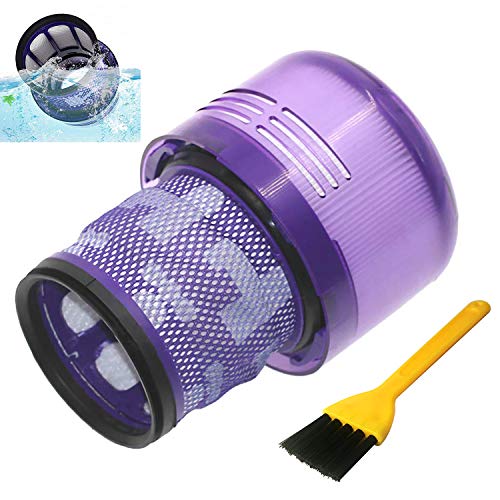 Blue Power Filtro Lavable Reemplazo para Dyson V11 SV14 Cyclone Animal Absolute Total Clean Aspiradora Repuestos Dyson V11 Accesorios Partes con Cepillo de Limpieza de 1 Pieza