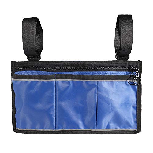 Bolsa De Almacenamiento para Silla De Ruedas, Bolsa De Transporte para Accesorios De Silla De Ruedas, Silla de Movilidad Lateral, Ayuda para Personas Mayores, reposabrazos para