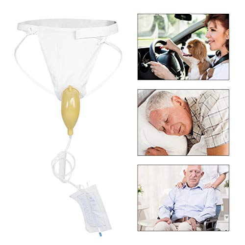 Bolsa de orina, colector de orina transpirable para hombres Orinal de cintura elástica Inodoro Cintura elástica Colector de reemplazo de orina de 1000 ml