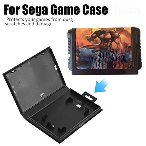 BOTEGRA Estuche para Tarjetas De Juego, Resistente Al Desgaste Estuche para Juegos Sega Función Protectora Material De Protección Ambiental Pequeño Y Liviano para El Cartucho De Juego Sega Genesis