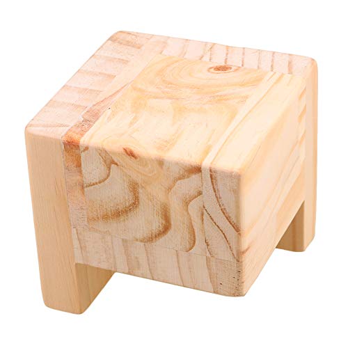 BQLZR 7.5x7.5x7.3cm Semi-cerrado Mesa de madera en forma de L Escritorio de la cama Riser Lift Lifter Almacenamiento de muebles para 6x6cm Pies hasta 5CM Levante