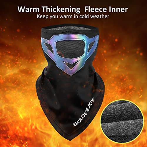 Braga Cuello Hombre Invierno, Impermeable Bragas Moto Braga Termica Mujer Cuello Calentador de Cuello Elástica Polainas Polar Mascarilla Cuello para Deporte Esquí Ciclismo Correr Senderismo Caza