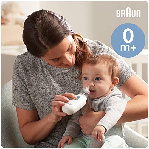 Braun 1 Aspirador Nasal BNA100EU Eléctrico para Todas las Edades a Partir de 0 Años, Elimine la Congestión Nasal de Forma Rápida y Suave