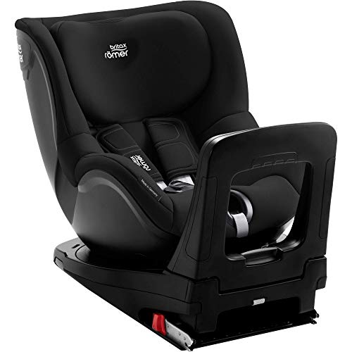 BRITAX RÖMER Silla Coche DUALFIX Z-LINE Gira 360° ISOFIX Niño de 61 a 105 cm i-SIZE Grupo 0+/1 de 3 Meses a 4 Años, Cosmos Black