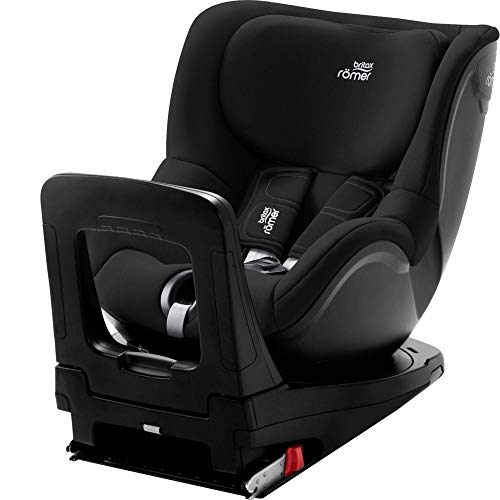 BRITAX RÖMER Silla Coche DUALFIX Z-LINE Gira 360° ISOFIX Niño de 61 a 105 cm i-SIZE Grupo 0+/1 de 3 Meses a 4 Años, Cosmos Black