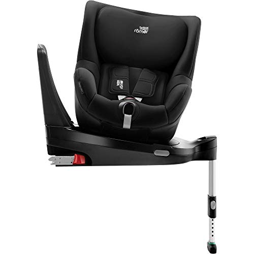 BRITAX RÖMER Silla Coche DUALFIX Z-LINE Gira 360° ISOFIX Niño de 61 a 105 cm i-SIZE Grupo 0+/1 de 3 Meses a 4 Años, Cosmos Black