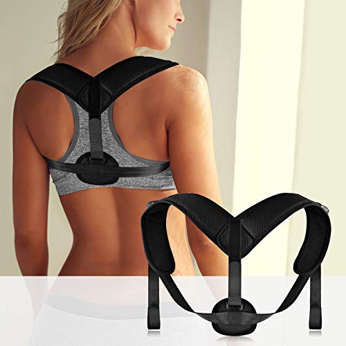 BROTOU Corrector de Postura, Ajustable Posture Corrector Derecha Soporte Hombro Dolores Dos clavícula Hombro Apoyo en la Espalda y de los Hombros para Mujeres Hombres