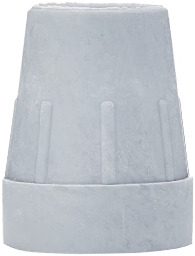 Bulk Hardware bh05710 Heavy Duty de goma andador Muleta Virola puntas, 25 mm (1 pulgada), color gris, Pack de 5