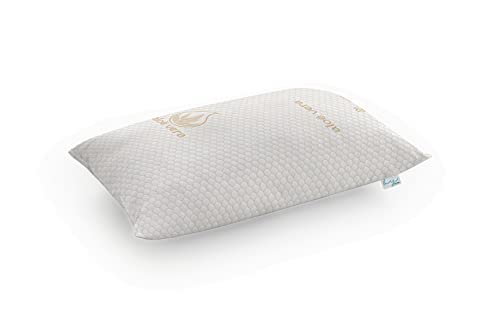 Bypillows - Pack de 2 almohadas copos viscoelastica de 75x38 cm lavables y transpirables (AMM752)