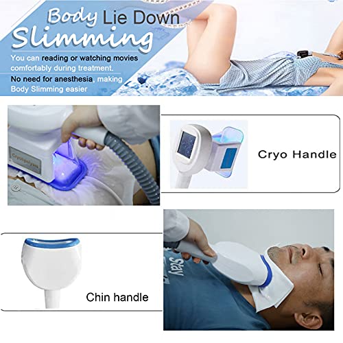 Byrotson Dispositivo de Adelgazamiento Corporal máquina de crioterapia máquina de Esculpir Fresca máquina de Contorno Corporal, para Barriga/Espalda/Muslos/Cintura/mentón removedor de Celulitis