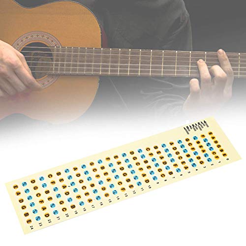 Calcomanías de Notas de Diapasón de Guitarra Pegatinas de Diapasón de Guitarra Impresión de Letras de Alta Definición Resistente al Desgaste para Guitarras Guitarras Eléctricas Guitarras Populares