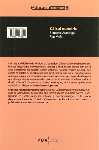 Càlcul numèric: 109 (Educació. Sèrie Materials)