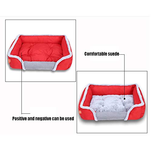 Cama Para Mascotas Camas Para Perros Caseta Para Perros Estera Para Dormir Para Perros Cojín Dormir Perrera Cama Cálida Suave Y Cómoda Para Mascotas Perros Medianos Gatos Mascotas Pequeñas,Brown-S