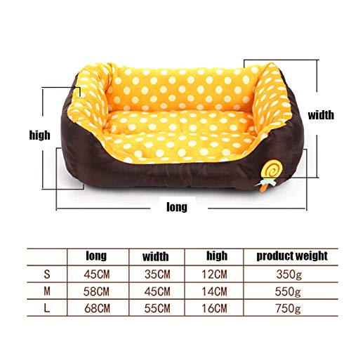 Cama Para Mascotas Camas Para Perros Caseta Para Perros Perros Estera Cojín Perrera Lavable Cajón Para Perros Cojín Cama Pequeño Mediano Grande Premium Cama Impermeable Para Perros,C-58cm*45cm*14cm*