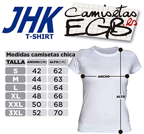 Camisetas EGB Camiseta Chica Parchís ochenteras 80´s Retro (XXL, Negro)