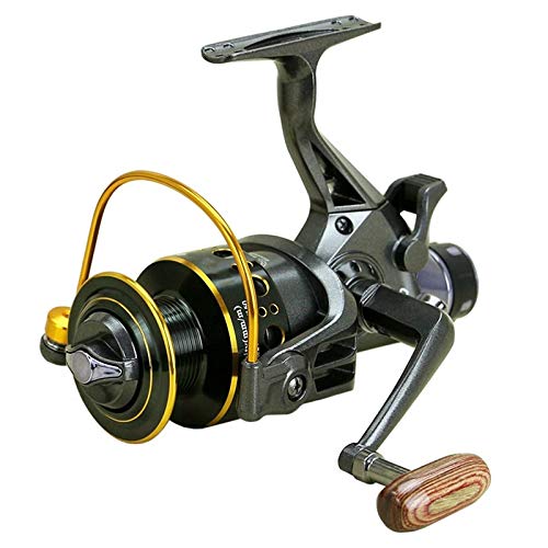 Carrete de Pesca de Doble Freno Alimentador de Pesca Spinning Reel Spinning Tipo de Rueda Rueda de Pesca Rueda de Pesca Tipo Rueda Giratoria Giratorio Alimentador de Pesca,MG40